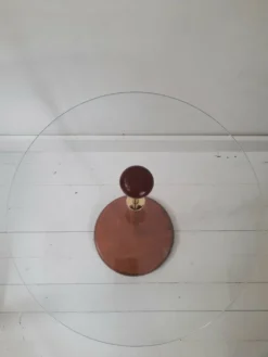 Jolie petite table d'appoint italienne 80s