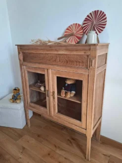 Joli haut de buffet vitrine esprit campagne
