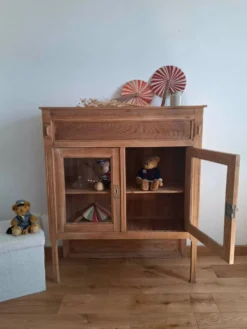 Joli haut de buffet vitrine esprit campagne
