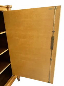 Jules Leleu–Armoire basse modèle Présidentiel, 1955–Marqueterie sycomo