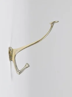 Jusqu'à 6 crochets muraux en nickel et laiton Art Nouveau Adolf Loos Café Capua Vienne, années 1900