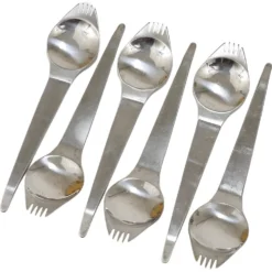 Jusqu'à 7 Sporks de fête mi-siècle (Cuillère & Fourchette) Flatware Göffel par Amboss Autriche