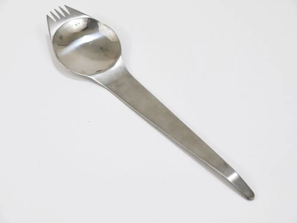Jusqu'à 7 Sporks de fête mi-siècle (Cuillère & Fourchette) Flatware Göffel par Amboss Autriche