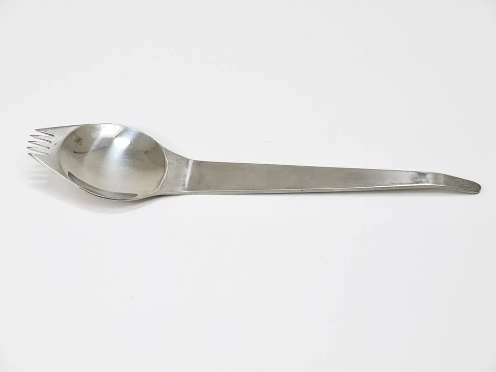 Jusqu'à 7 Sporks de fête mi-siècle (Cuillère & Fourchette) Flatware Göffel par Amboss Autriche