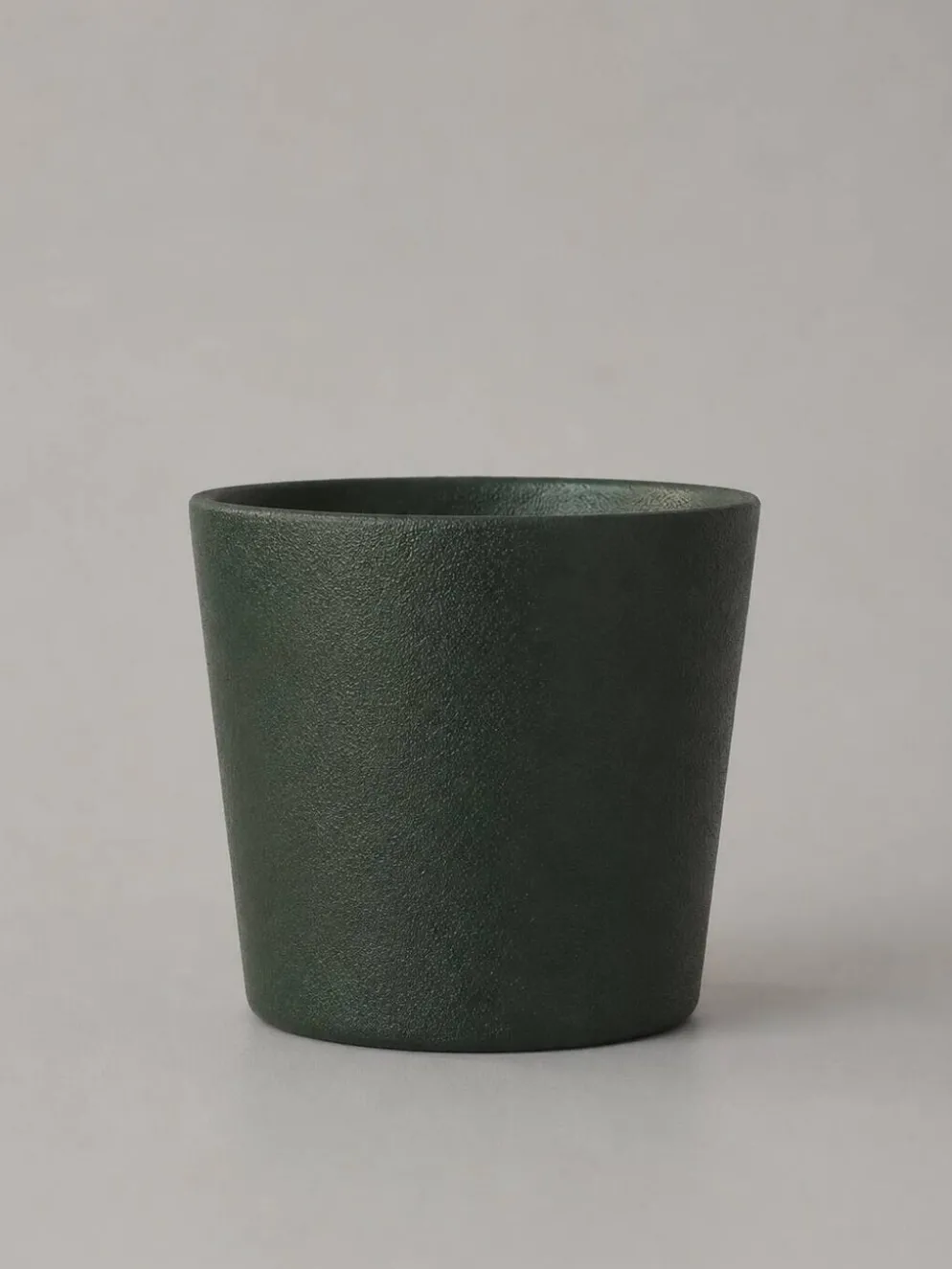 Kissul "kuromidori" (vert pin) - la tasse urushi moderne - kyoto, japon