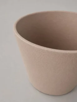Kissul "shiracha" (beige) - la tasse urushi moderne - kyoto, japon
