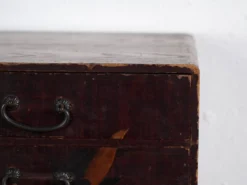 Kodansu ancien japonais laqué à cinq tiroirs – Japon, vers 1900