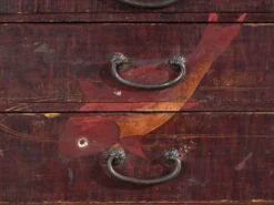 Kodansu ancien japonais laqué à cinq tiroirs – Japon, vers 1900