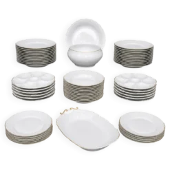 La porcelaine de Baudour. Service de table.