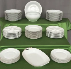 La porcelaine de Baudour. Service de table.