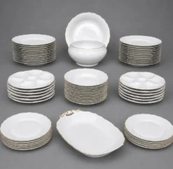 La porcelaine de Baudour. Service de table.