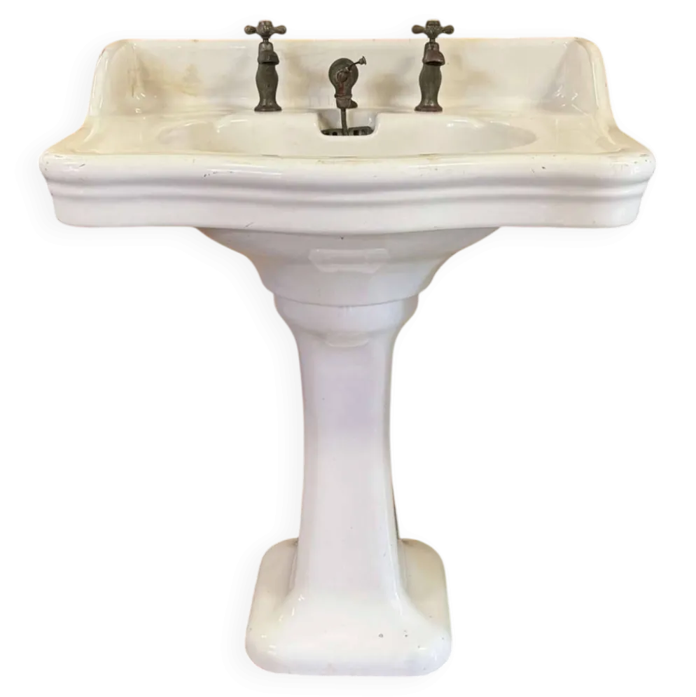 Lavabo sur pied début XXème