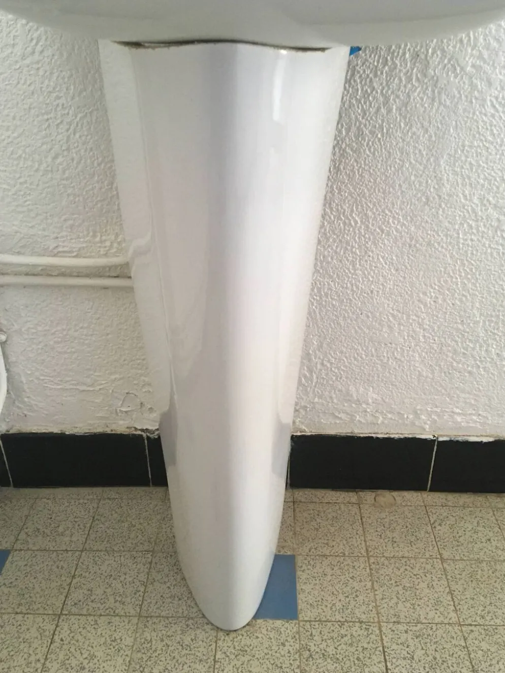 Lavabo sur pied porcelaine