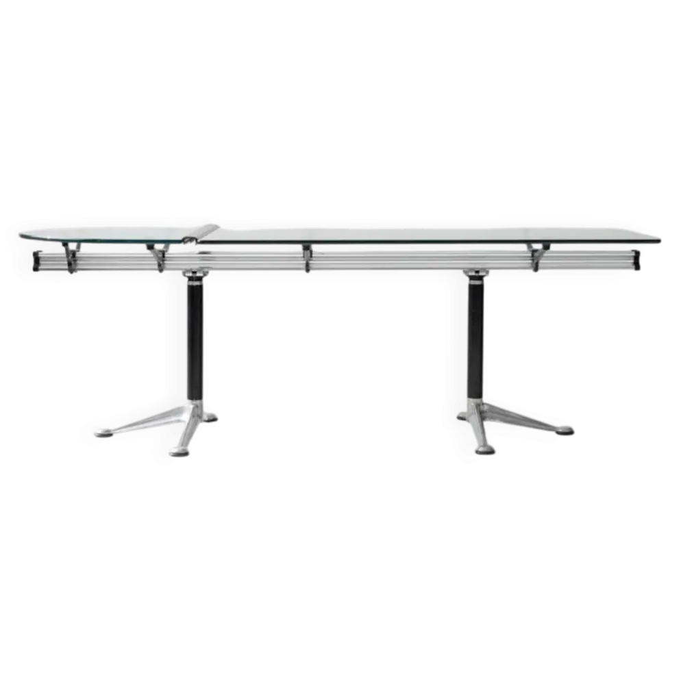 Le bureau emblématique Burdick Group de Bruce Burdick pour Herman Miller, années 1980.