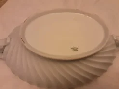 Legumier porcelaine de limoges haviland modele torse blanc