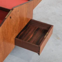 Leif Alring Cabinet de Bar en Bois de Rose Danois du Milieu du Siècle