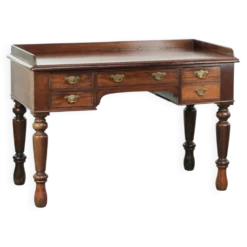 Élégant bureau / table d'écriture anglaise antique du milieu du XIXe siècle