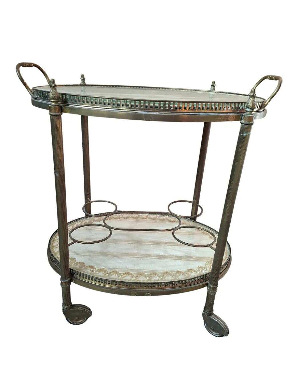 Élégant chariot de bar vintage des années 50