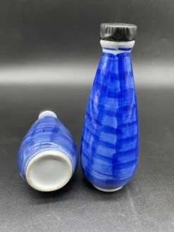 Élégant nécessaire de table, porcelaine chinoise, bleu et blanc, Condiments