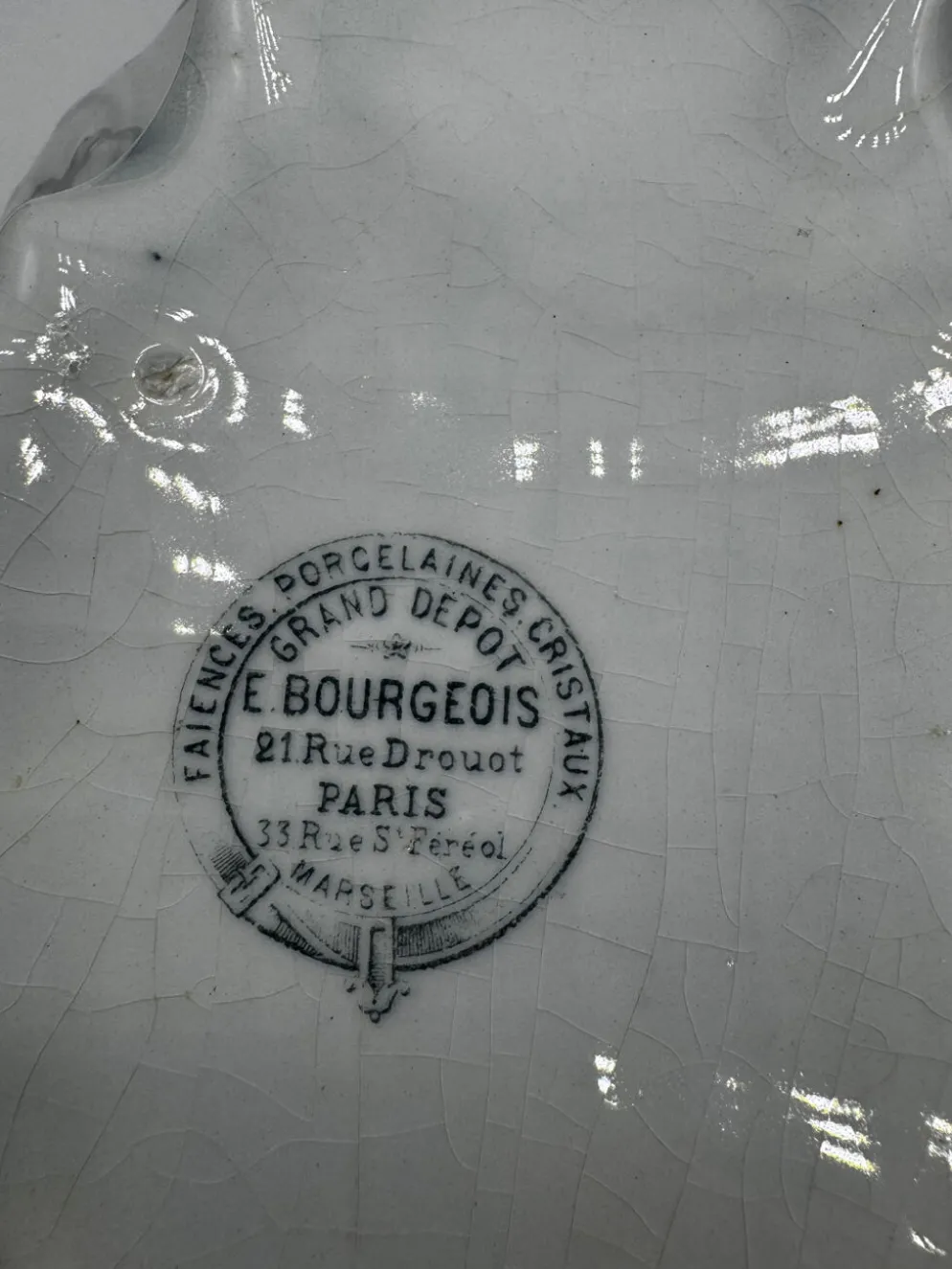 Légumier ancien Émile Bourgeois Paris