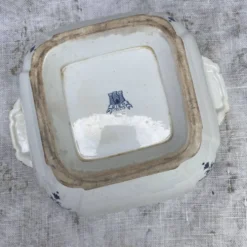 Légumier ancien , saladier en terre de fer Gien