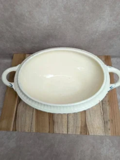 Légumier en terre de fer Salins modèle Damier