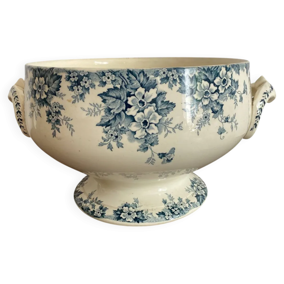 Légumier ou coupe à fruits en terre de fer Marie Louise