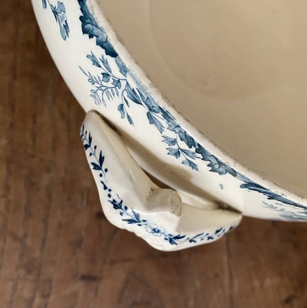 Légumier ou coupe à fruits en terre de fer Marie Louise