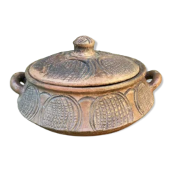Légumier ou soupière en terre cuite - Afrique