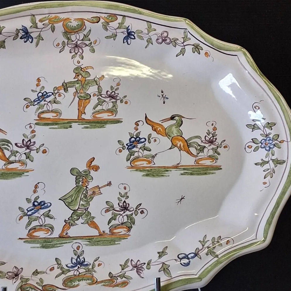 Légumier/soupière en céramique et son plat de service en très bon é