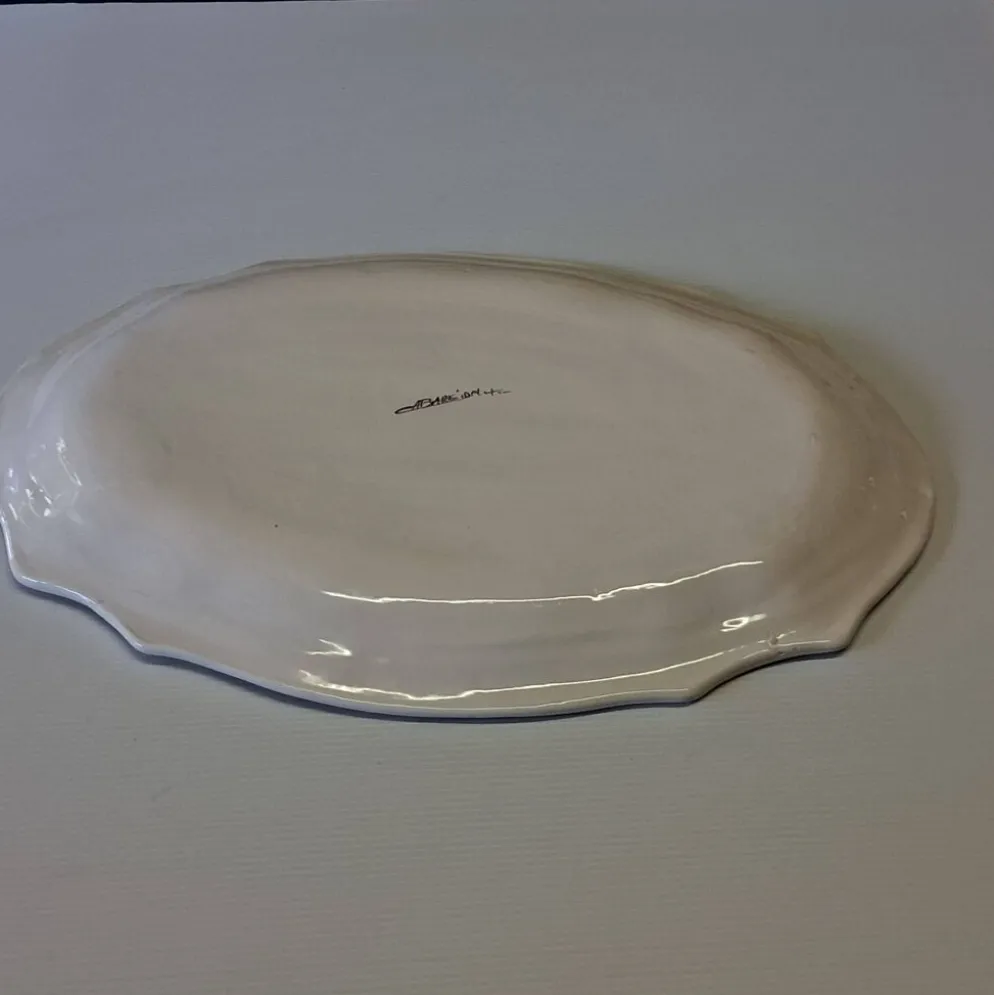 Légumier/soupière en céramique et son plat de service en très bon é