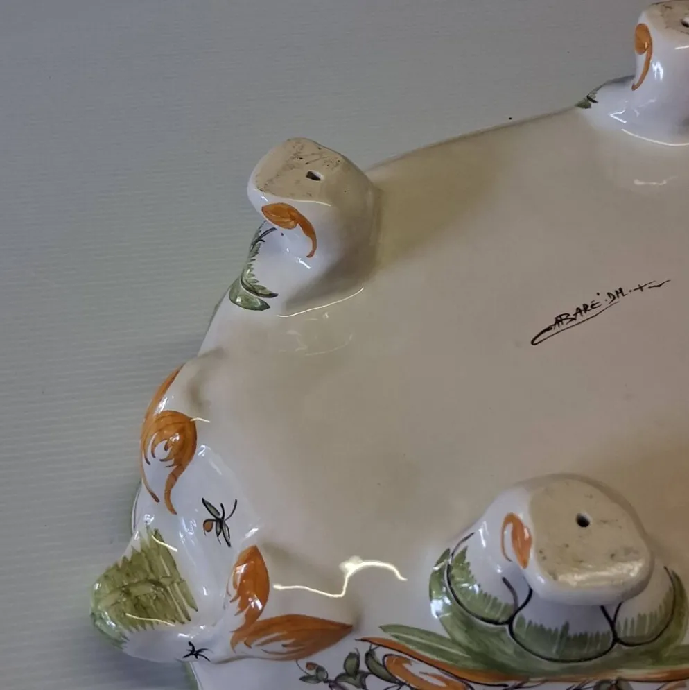 Légumier/soupière en céramique et son plat de service en très bon é