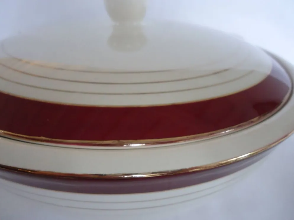 Légumier soupière en porcelaine opaque digoin sarreguemines modèle pasteur