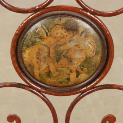 Lit ancien Louis-Philippe en fer forgé, Italie, XIXe siècle