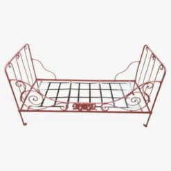 Lit banquette en fer forgé XIXe siècle 190cm x80cm