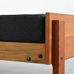 Lit banquette par Pierre Guariche, La Plagne, vers 1965