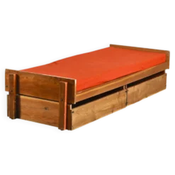 Lit banquette par Pierre Guariche, La Plagne, vers 1965