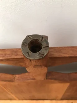 Lit berceau roulette en bois années 40-50