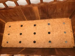 Lit berceau roulette en bois années 40-50