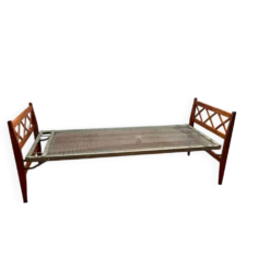 Lit daybed chêne vintage Ep 50/60