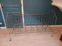 Lit d enfant en fer forgé fin 19ème