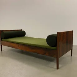 Lit de repos ou lit danois en palissandre, années 1960