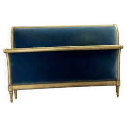 Lit de style Directoire en hêtre patiné XX siècle