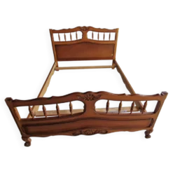 Lit 140 de style en bois massif