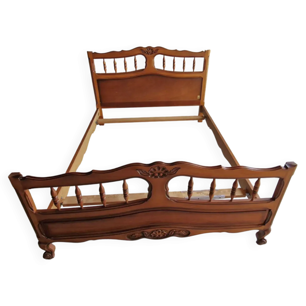 Lit 140 de style en bois massif