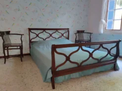 lit double en acajou style Directoire