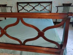 lit double en acajou style Directoire