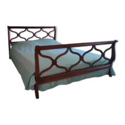 lit double en acajou style Directoire