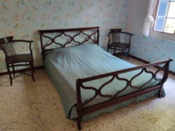 lit double en acajou style Directoire