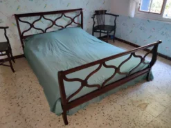 lit double en acajou style Directoire